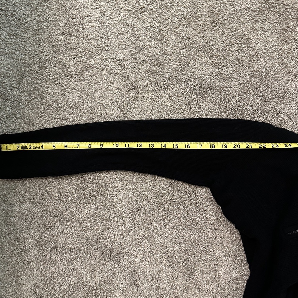 Cropped Ribbed Sweater 3/4 zip up - Picture 4 of 5
